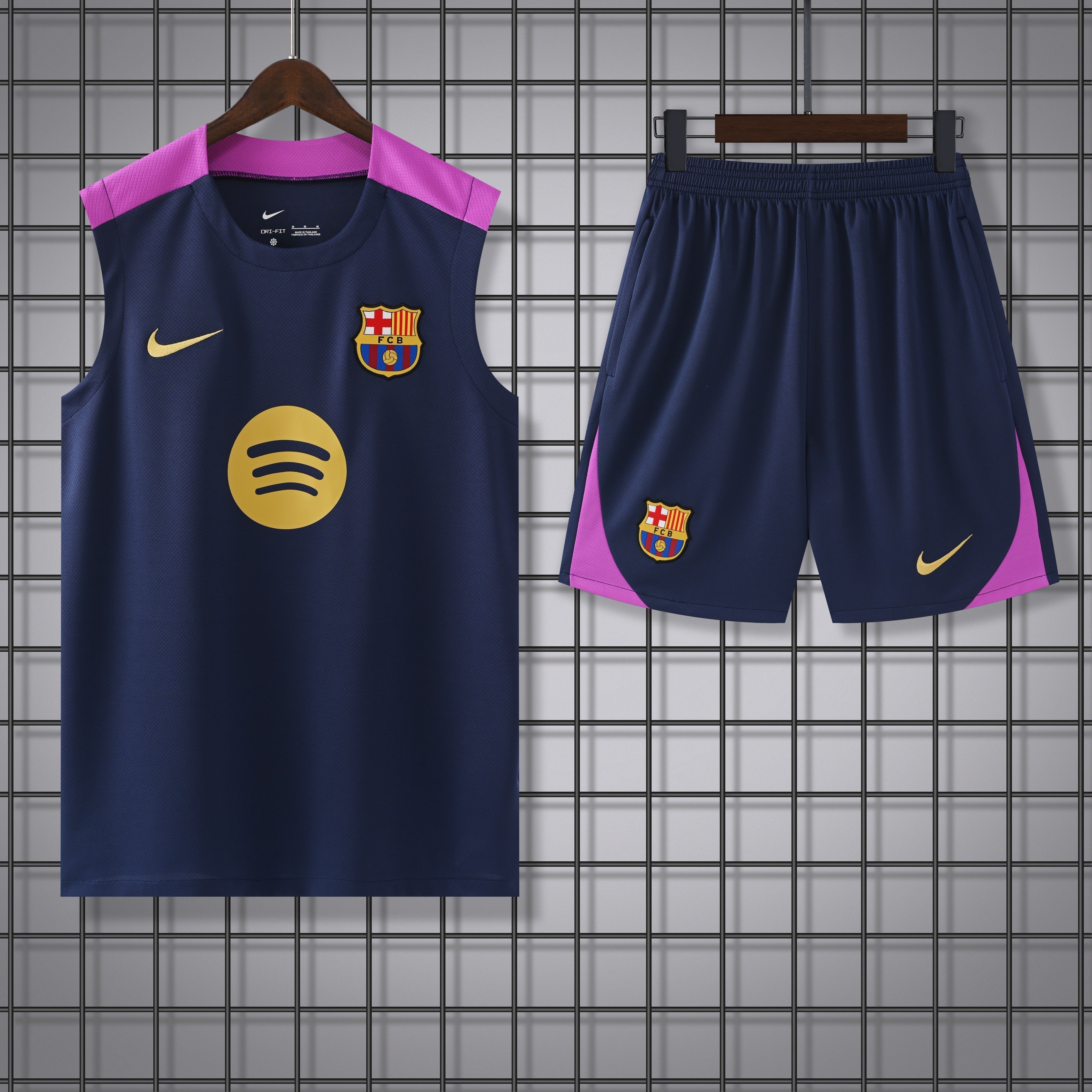 FC Barcelona - Tank Top Training Set Dark Purple